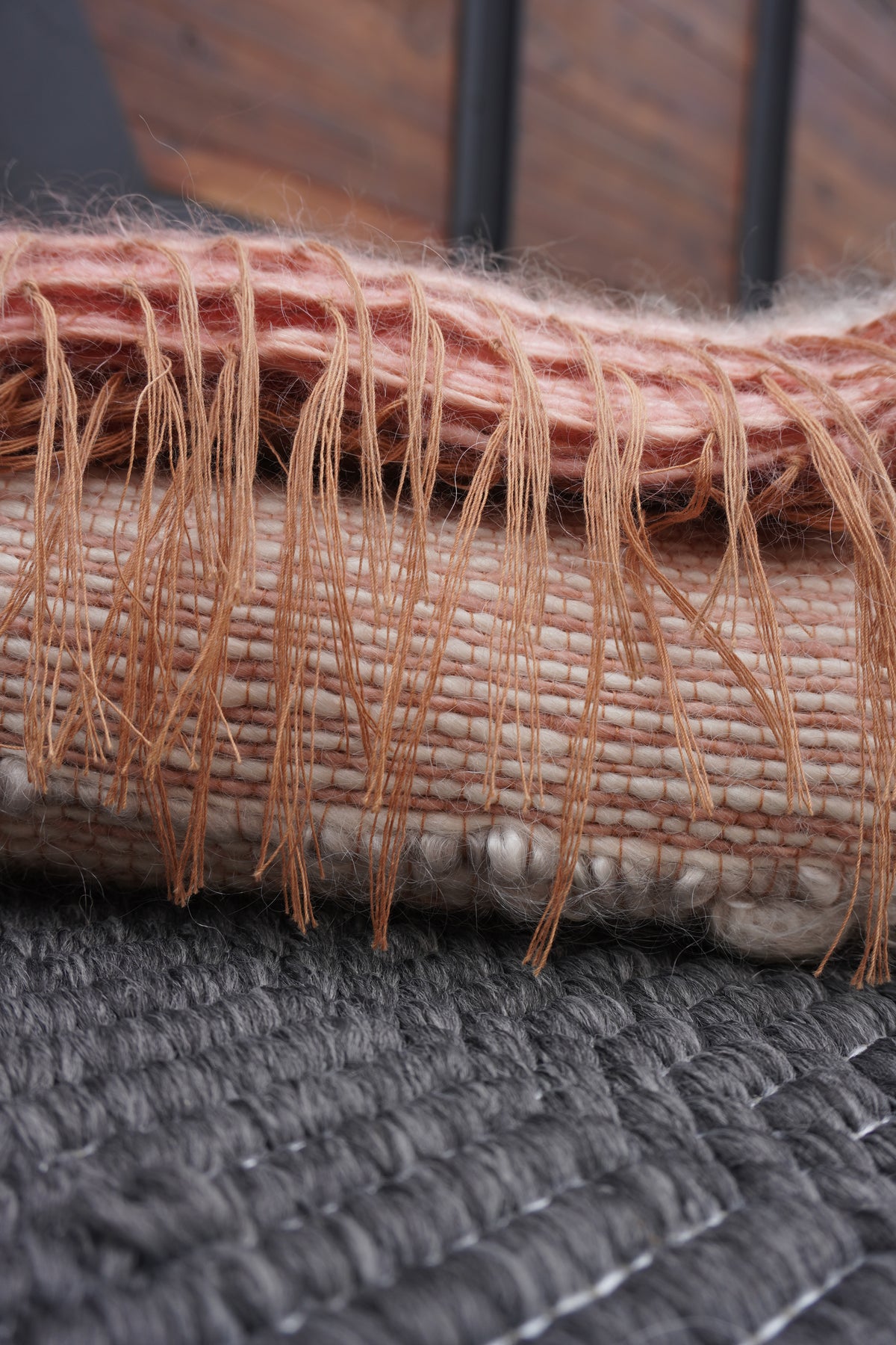 Hand Spun Mohair Throw