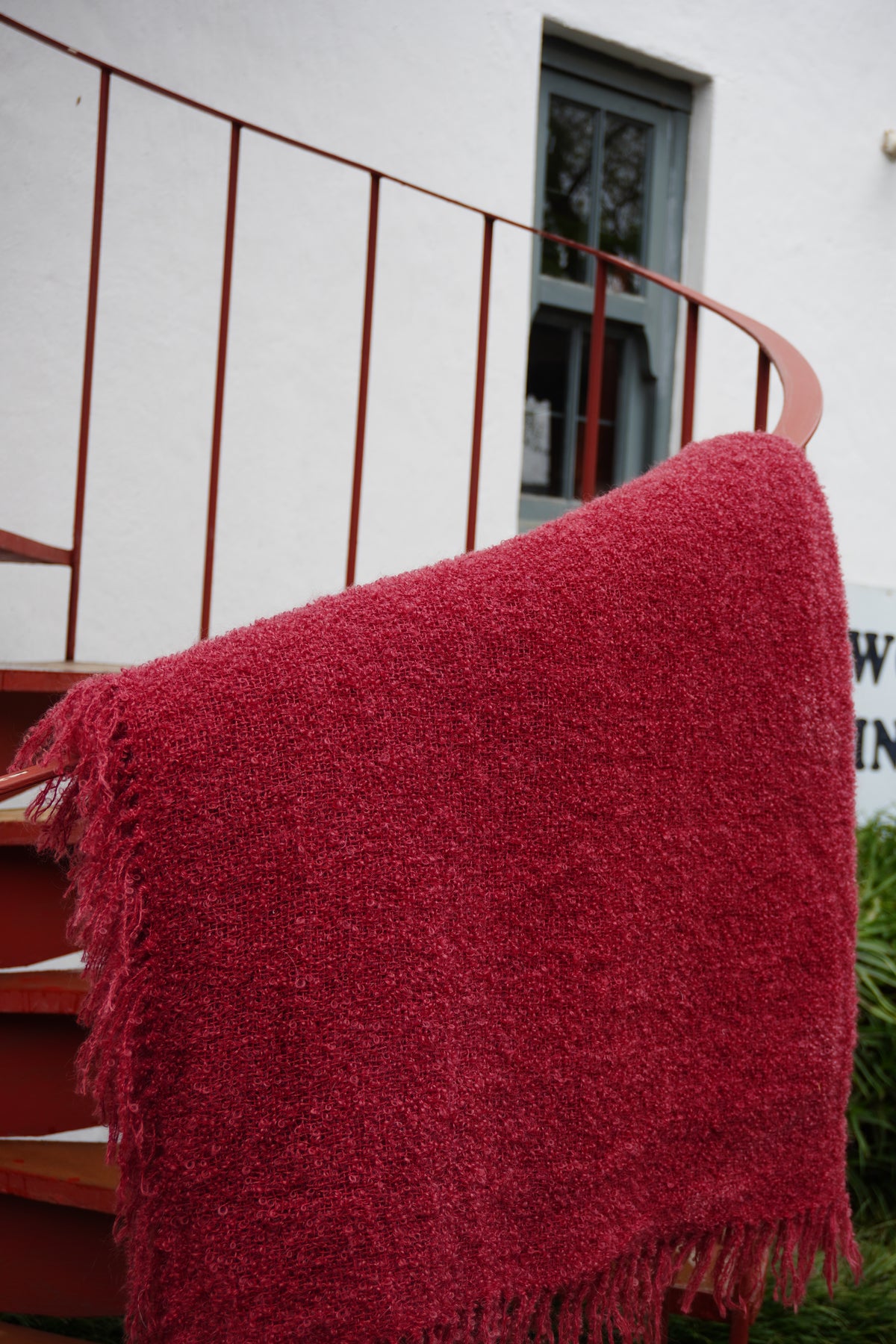 Protea Boucle Mohair Throw