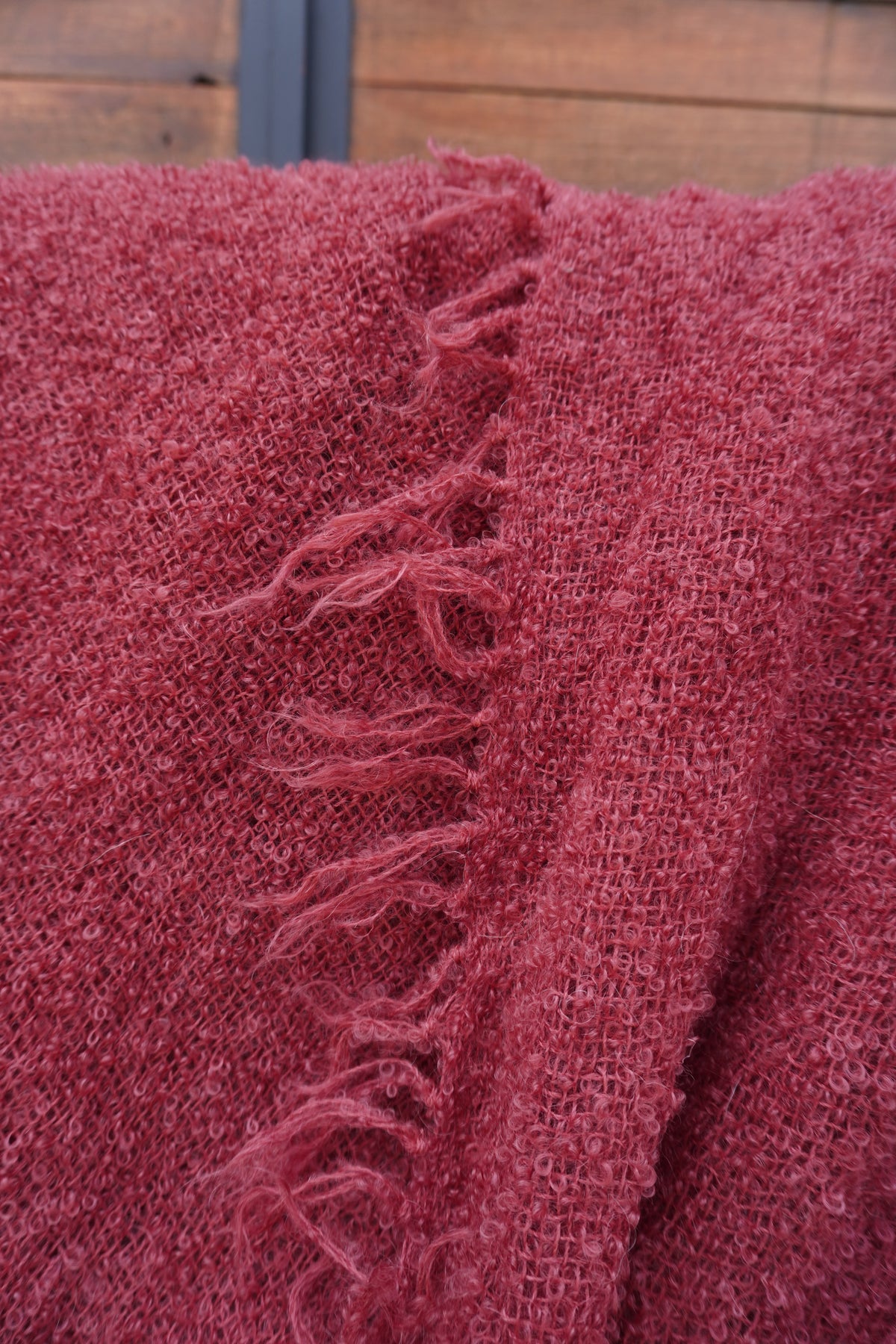 Protea Boucle Mohair Throw