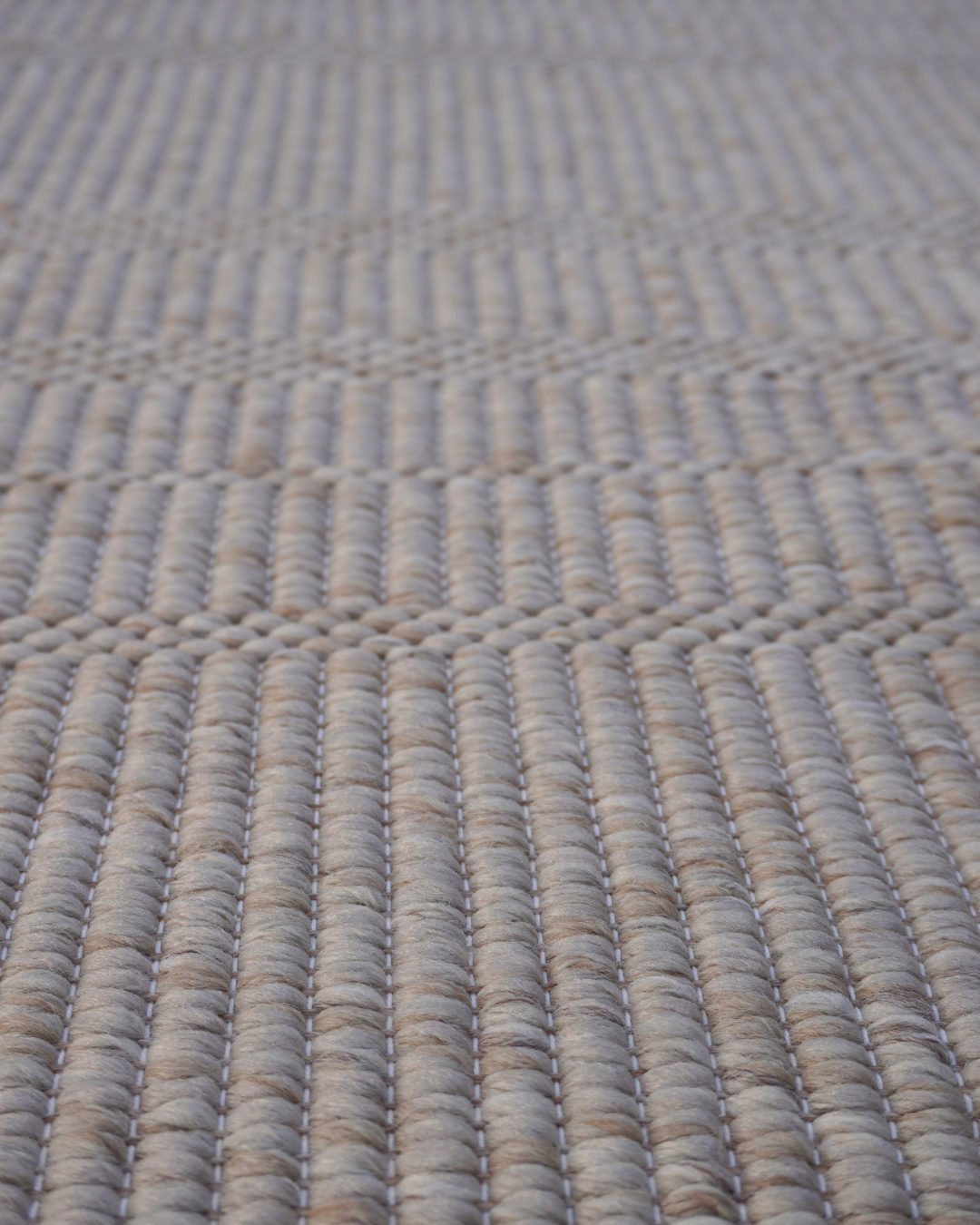 Ficus Polipropileen Mat – Beige/Ligtebruin Spikkel (90 x 151cm)