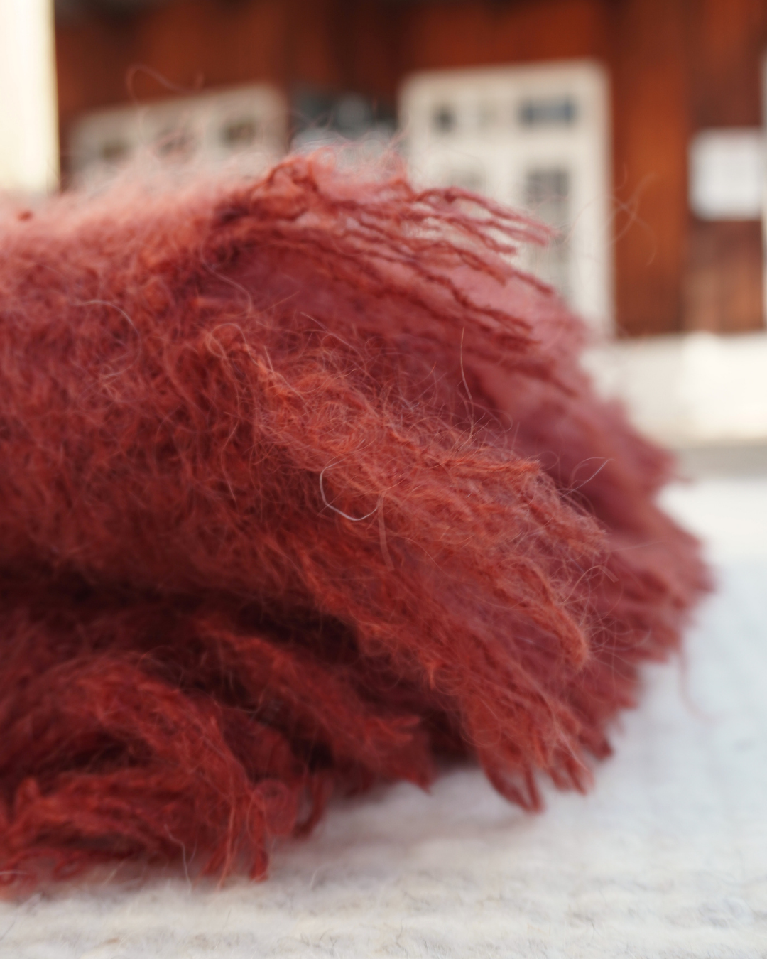 Clivia Wrap — Red