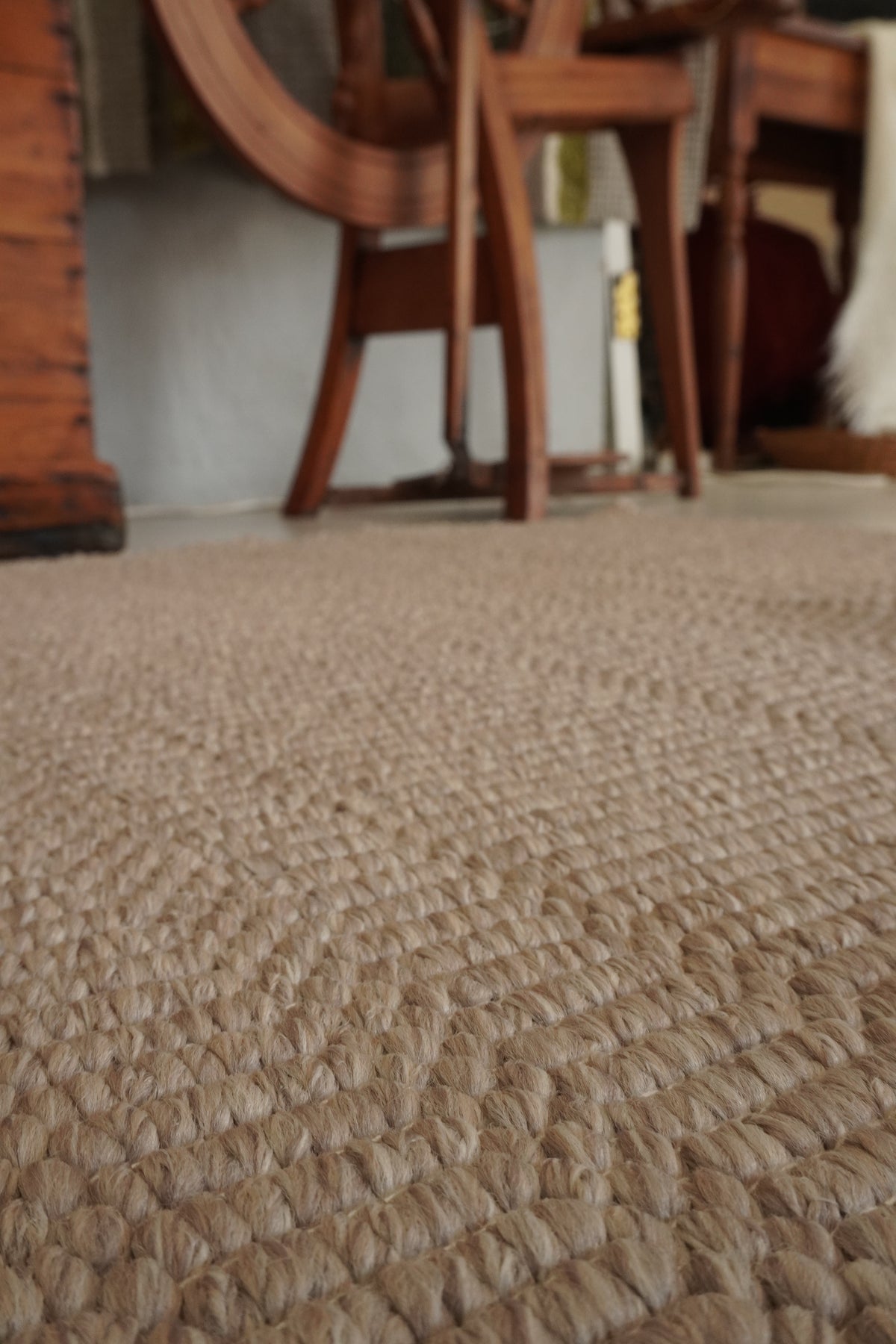 Ficus Polypropylene Rug In Beige