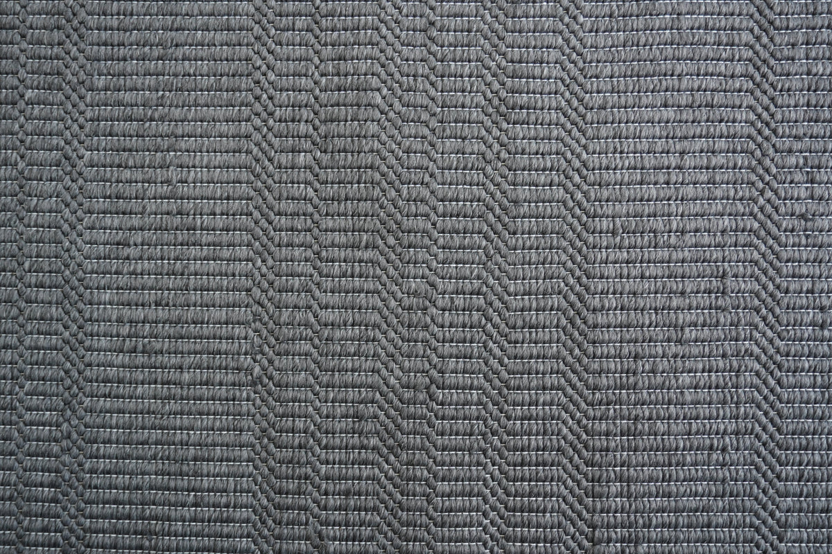 Ficus polypropylene Rug in Charcoal