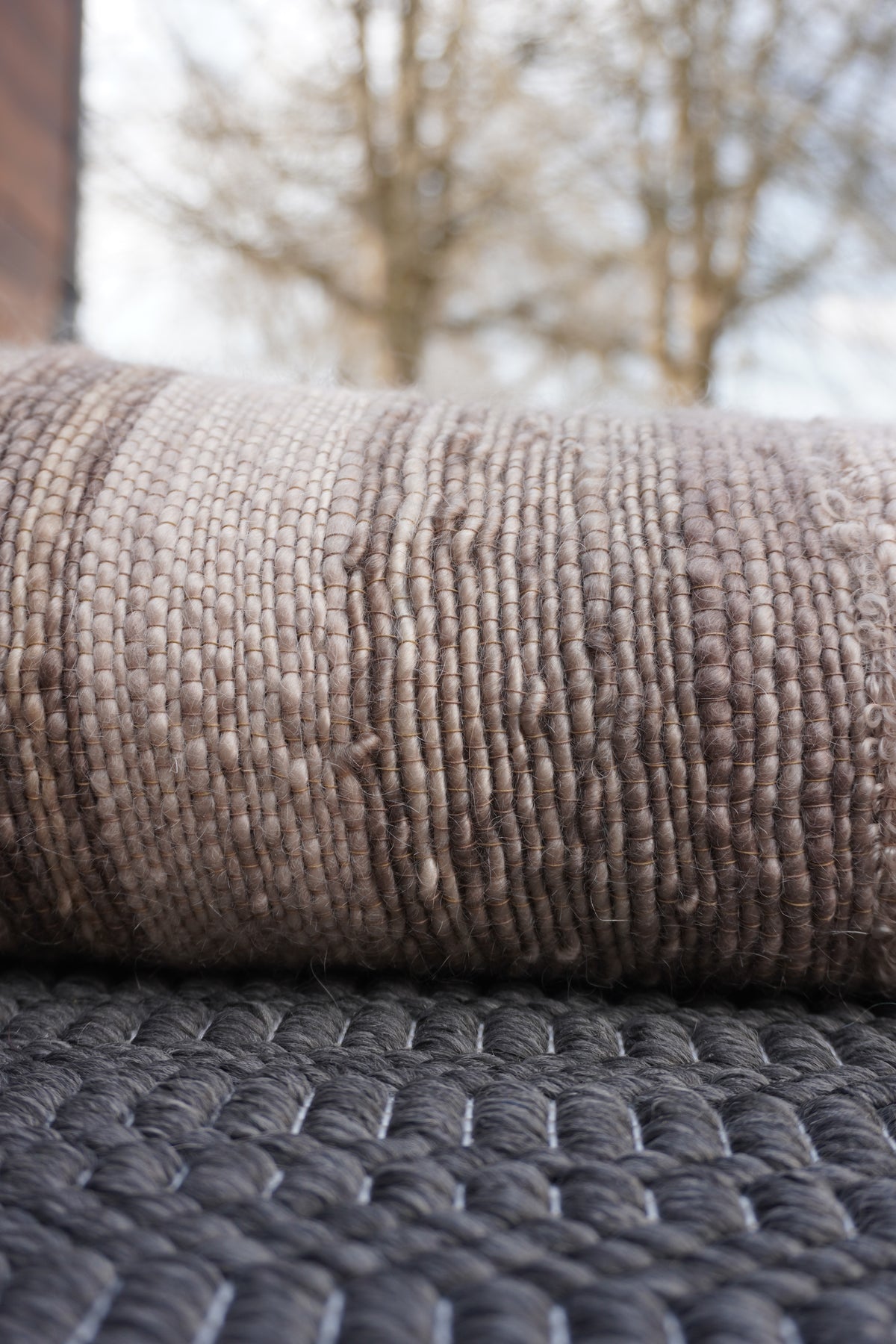 Hand spun Mohair Throw