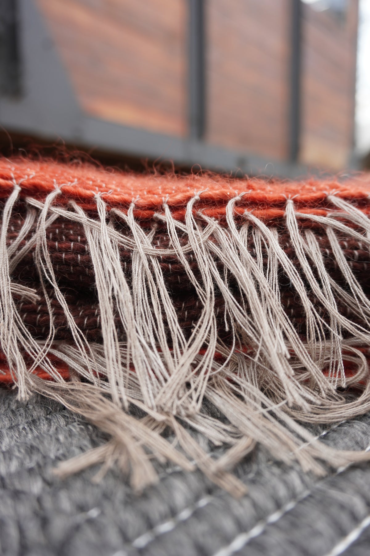 Hand spun Mohair Throw