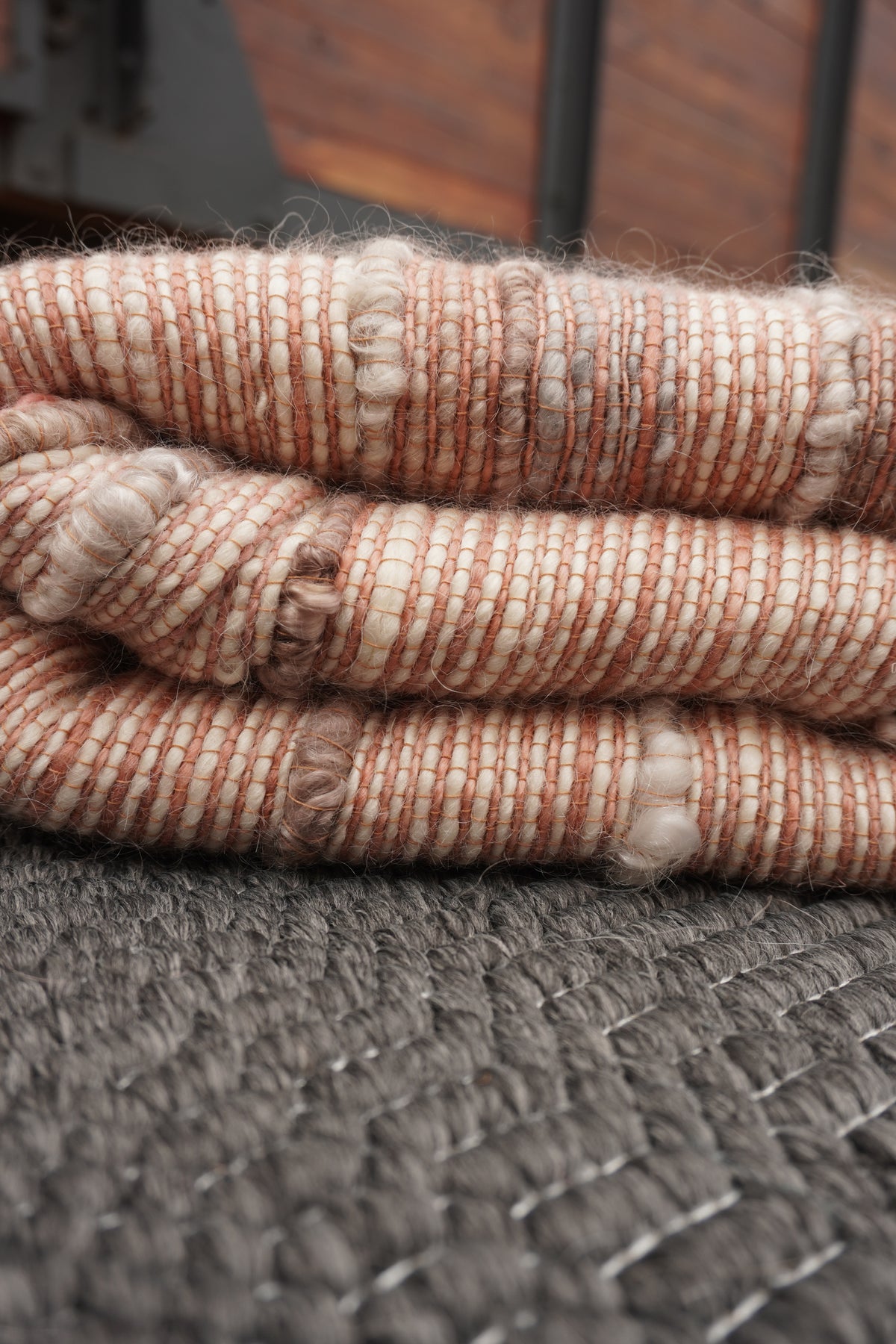 Hand Spun Mohair Throw