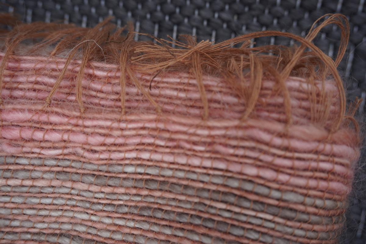 Hand Spun Mohair Throw