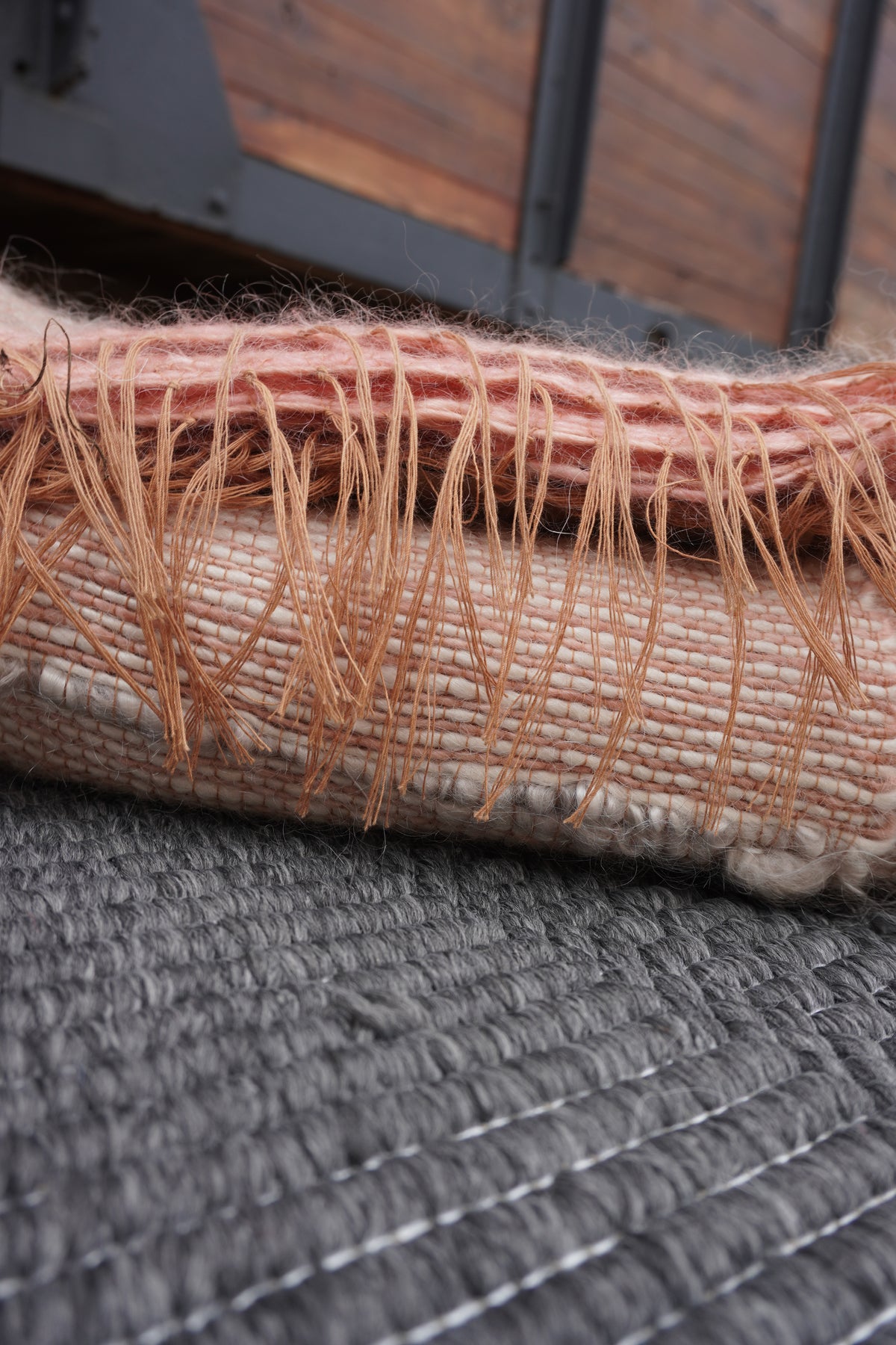 Hand Spun Mohair Throw