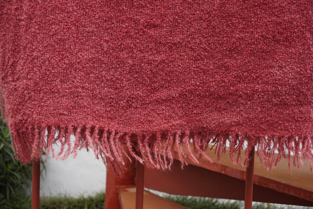 Protea Boucle Mohair Throw