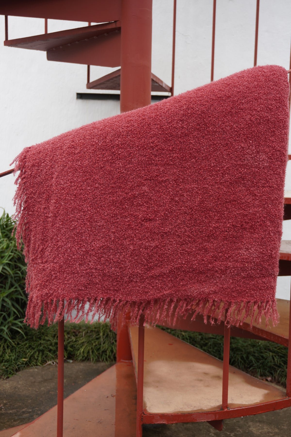 Protea Boucle Mohair Throw