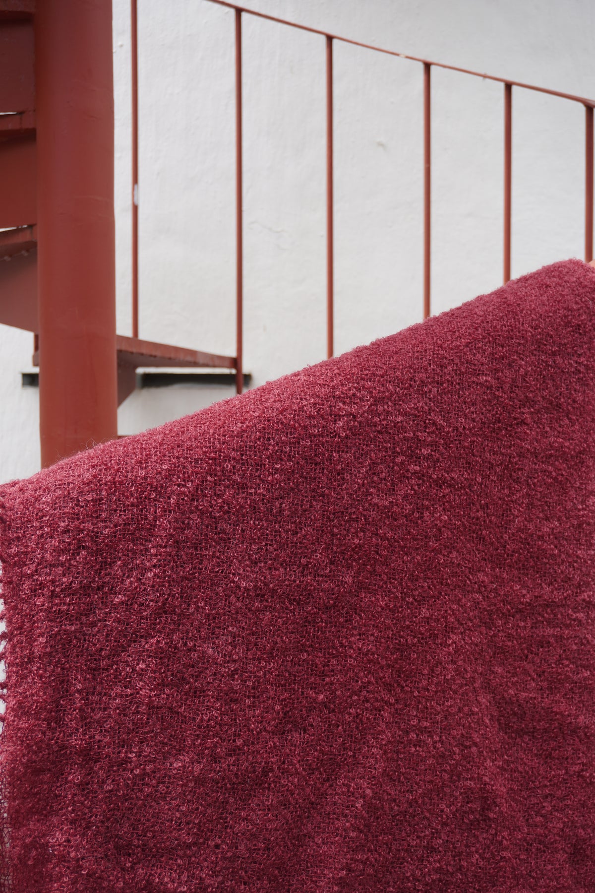 Protea Boucle Mohair Throw