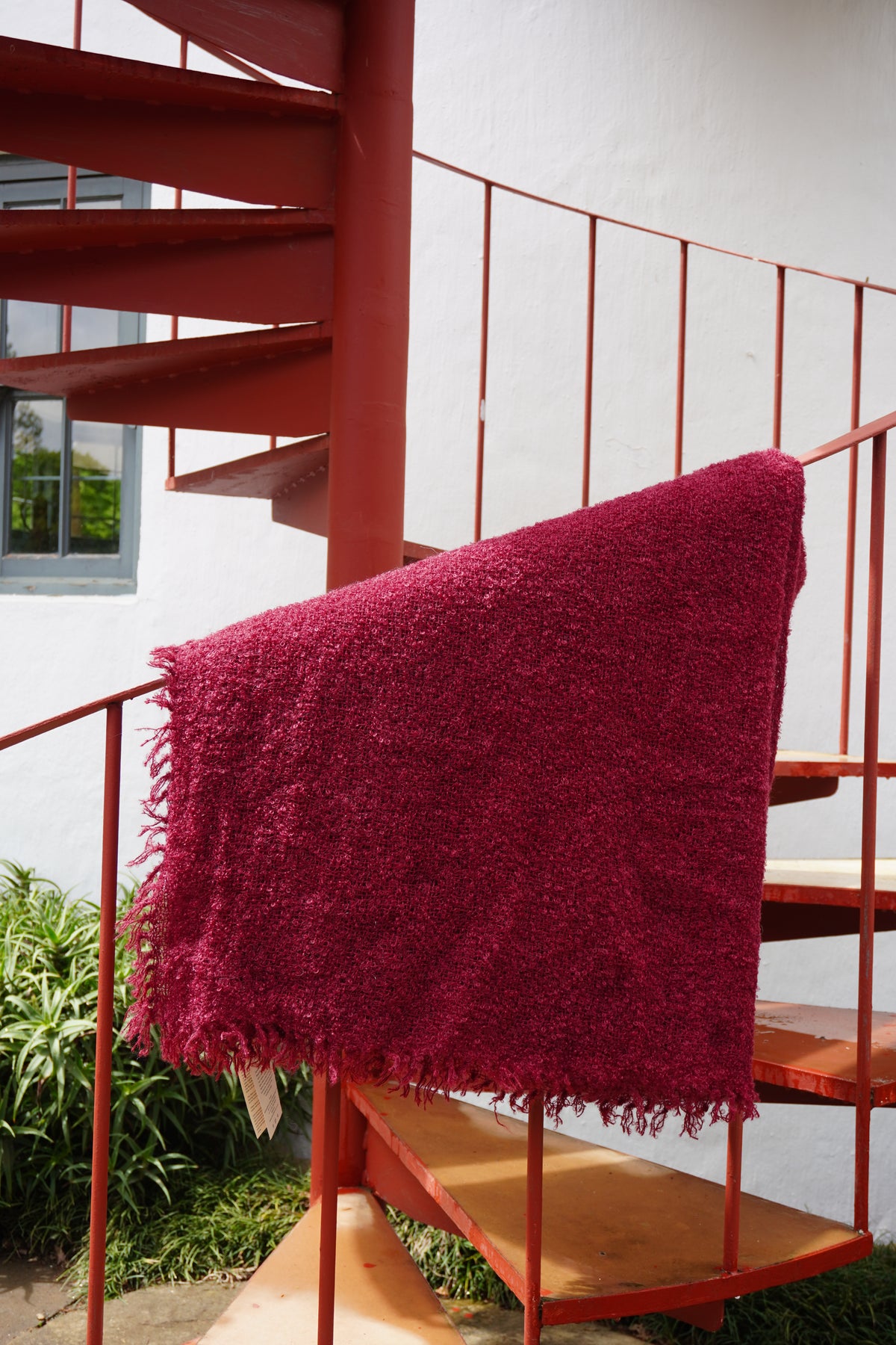 Protea Boucle Mohair Throw