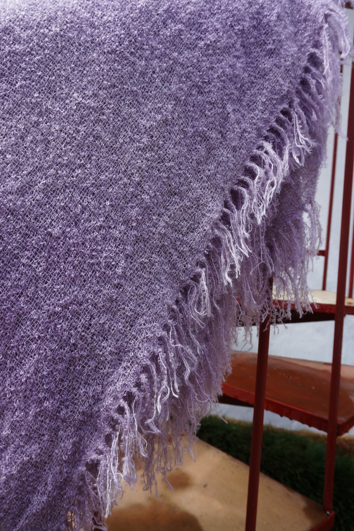 Protea Boucle Mohair Throw