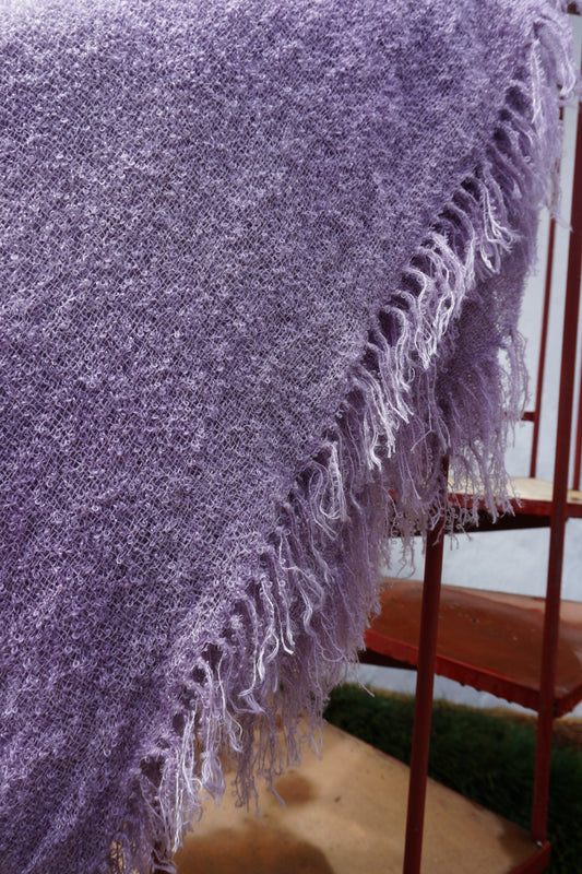 Protea Boucle Mohair Throw