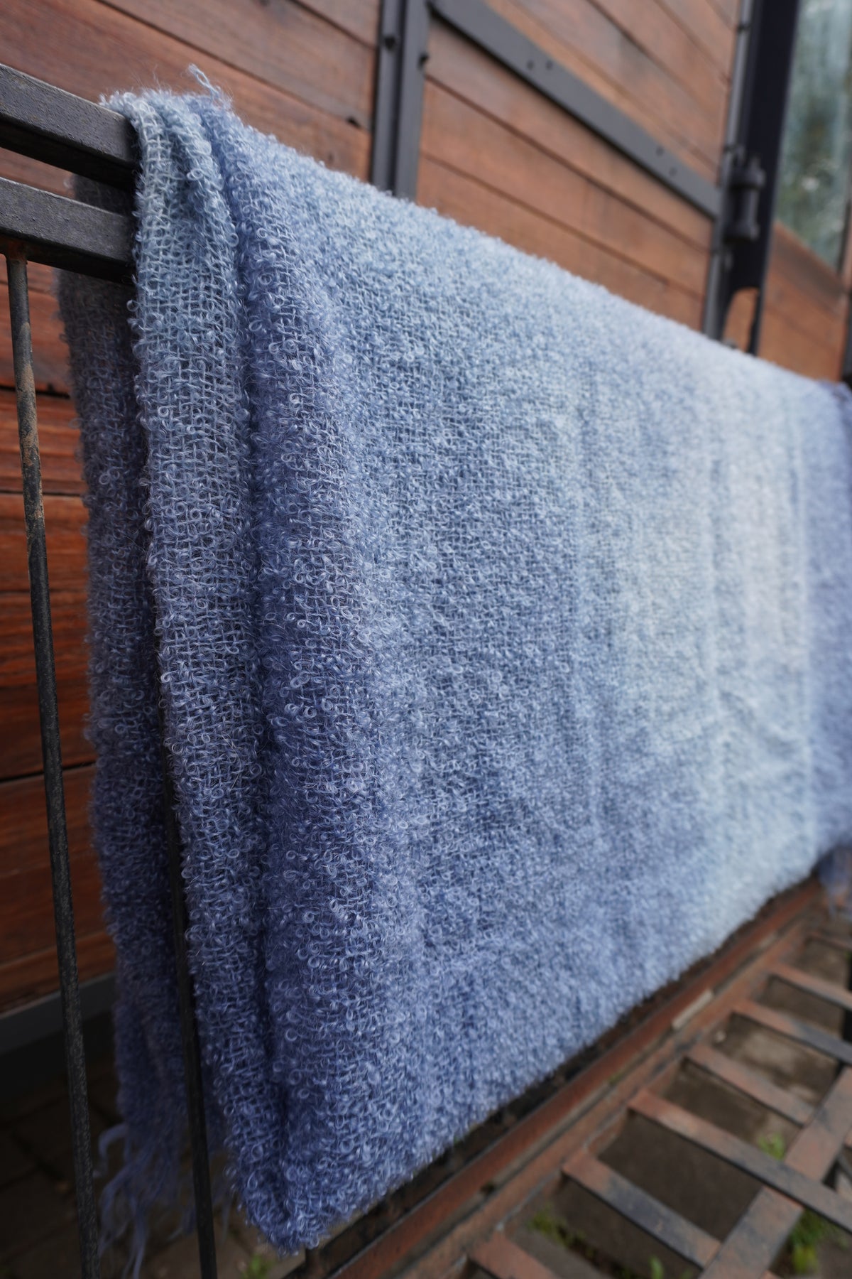 Protea Boucle Mohair Throw