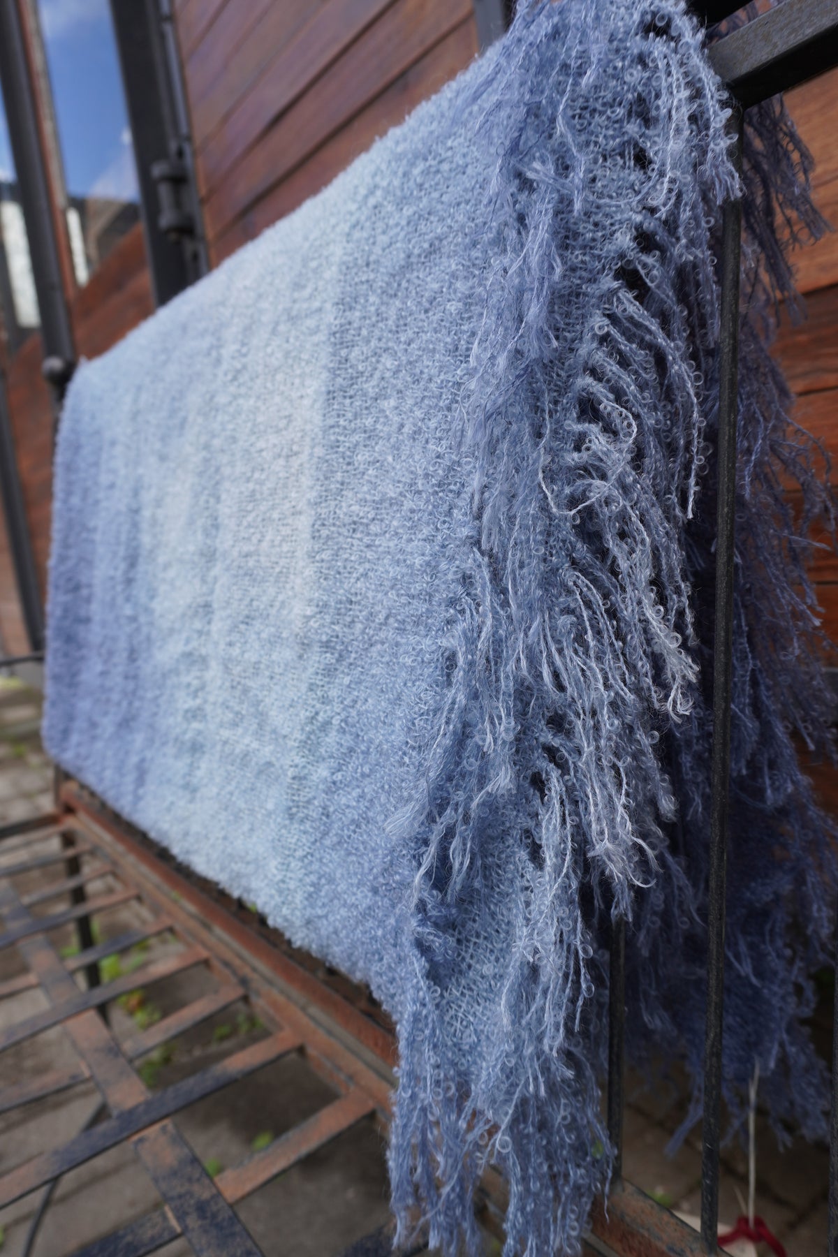 Protea Boucle Mohair Throw