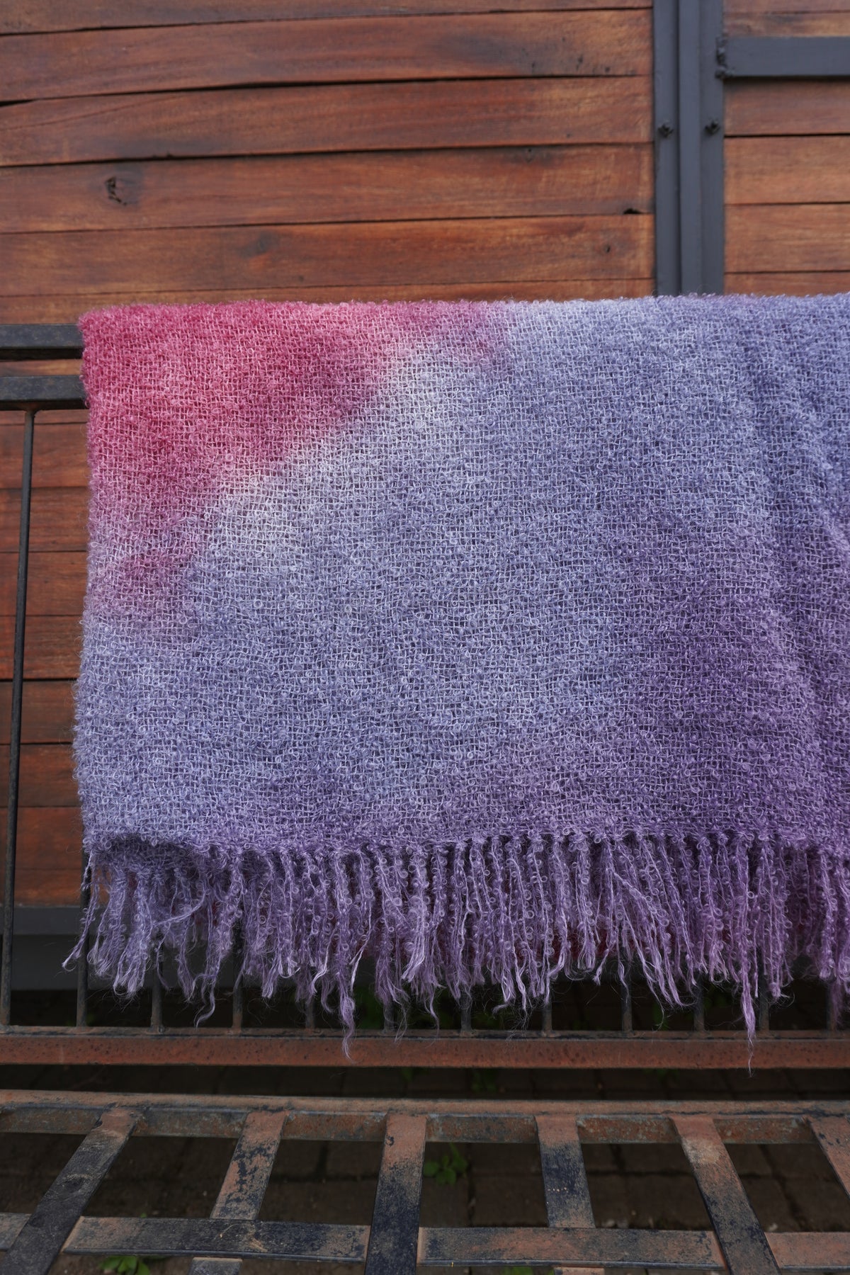Protea Boucle Mohair Throw