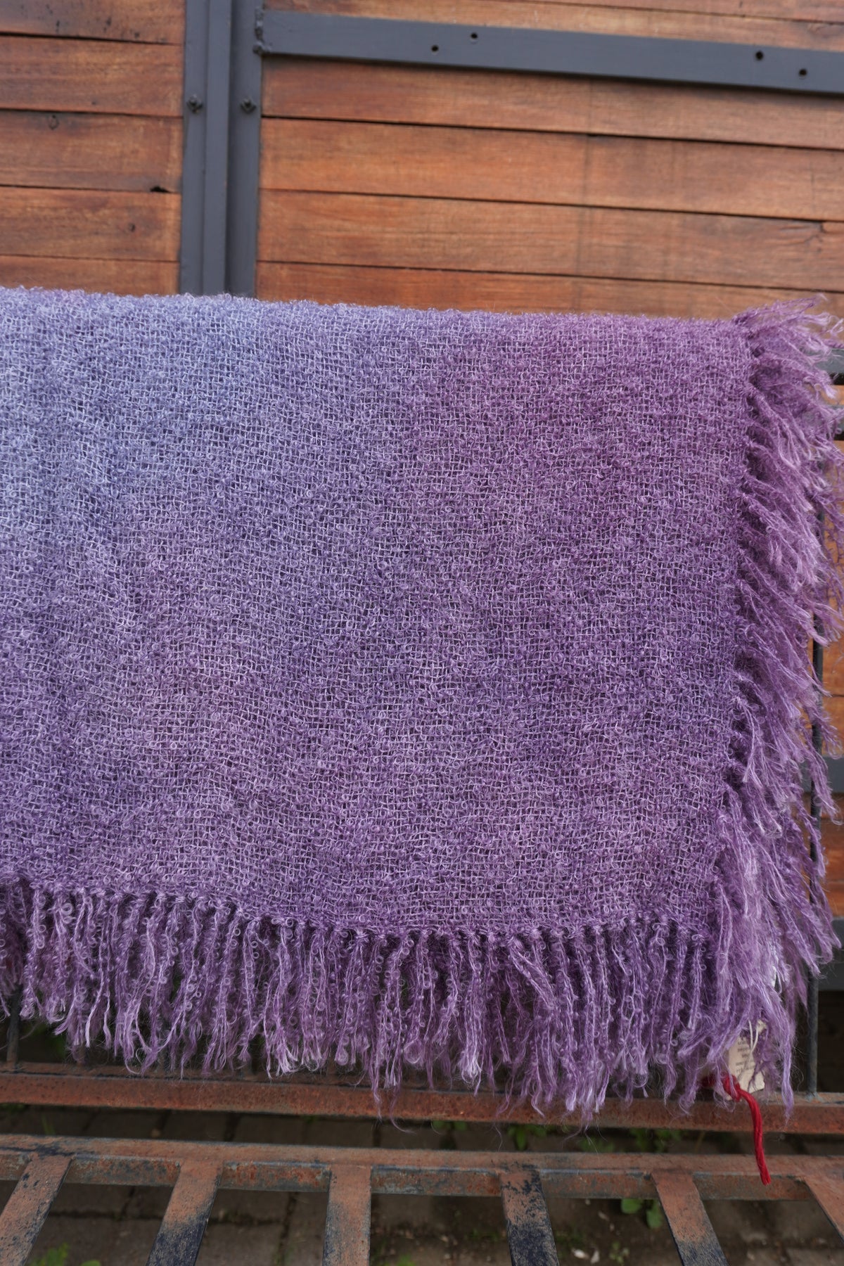 Protea Boucle Mohair Throw