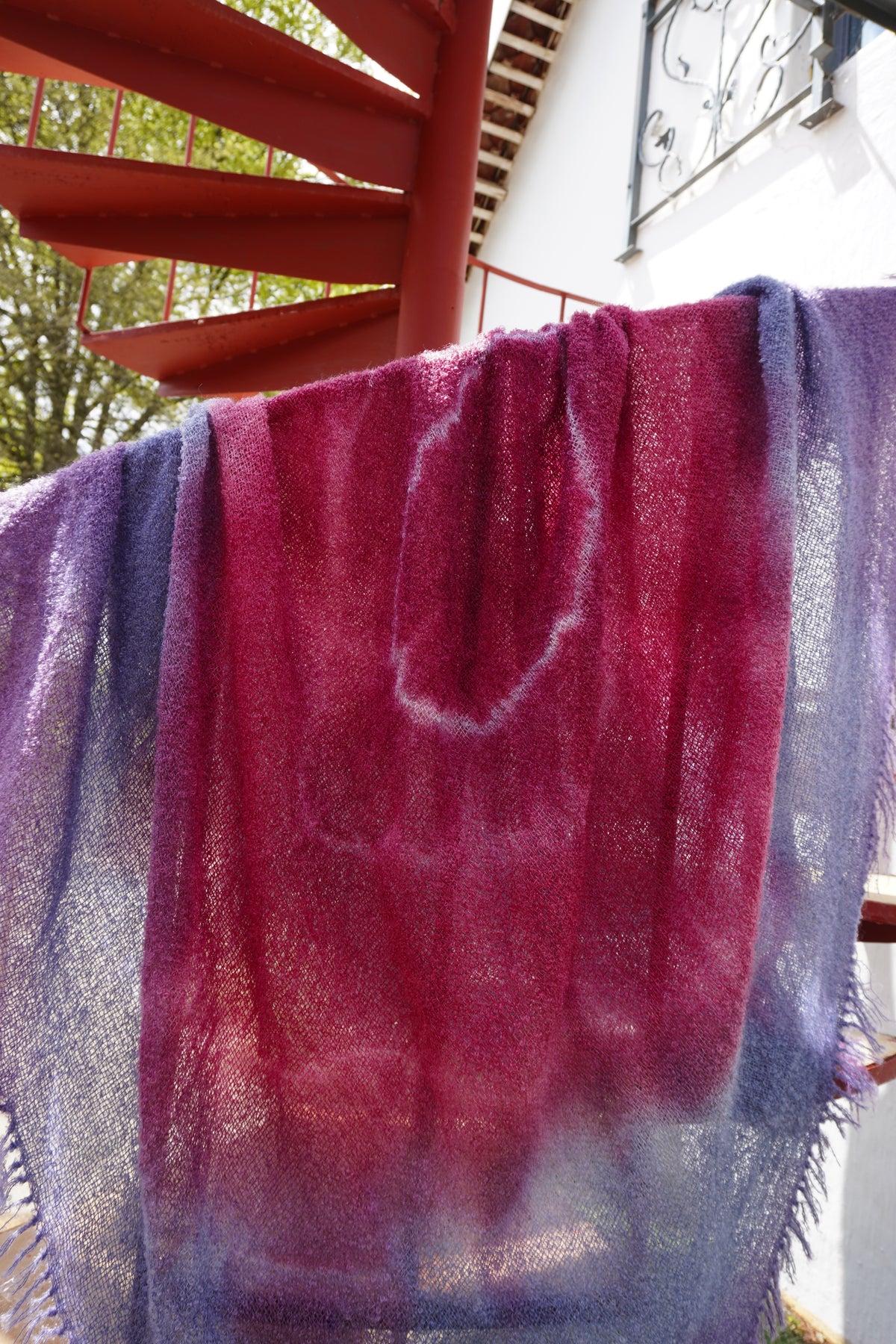 Protea Boucle Mohair Throw