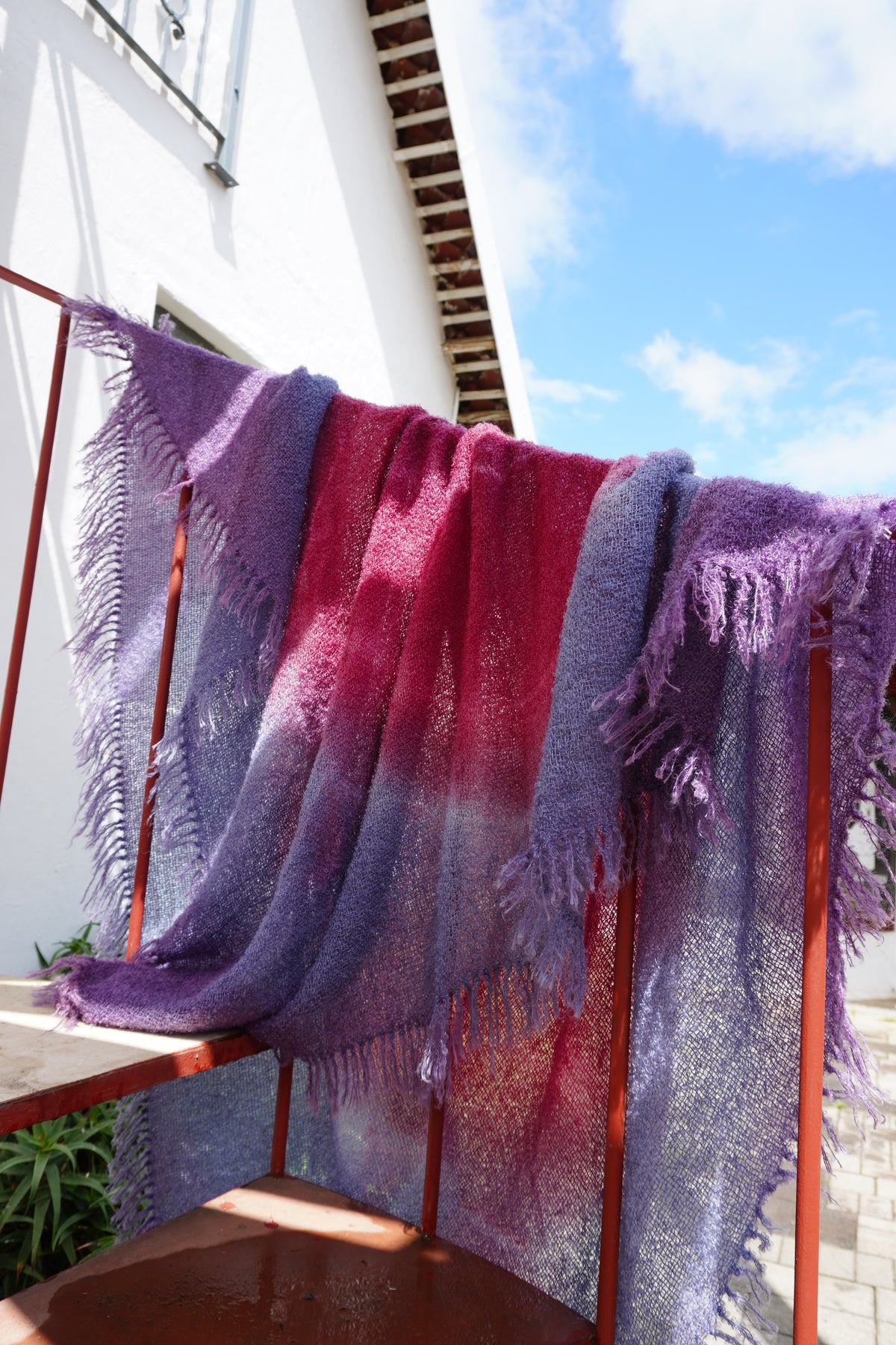 Protea Boucle Mohair Throw