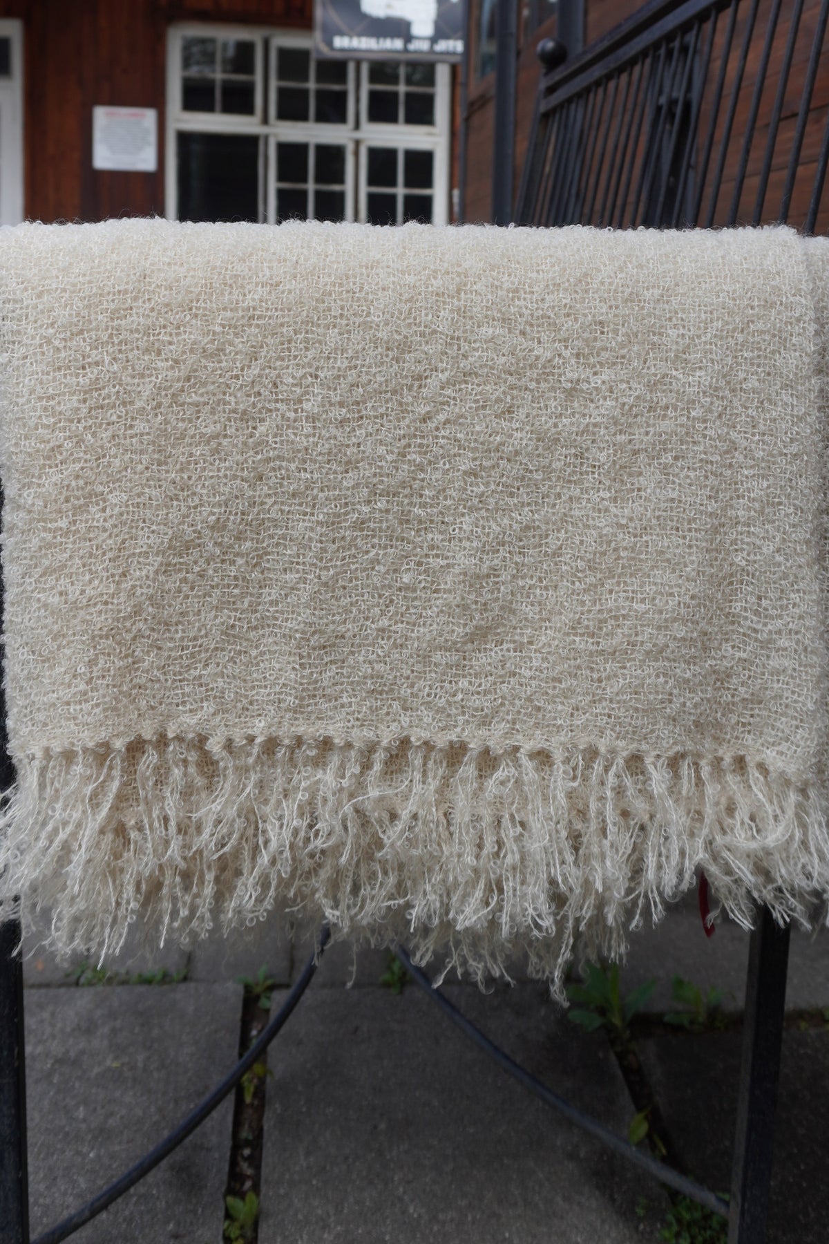 Protea Mohair Throw In Natural