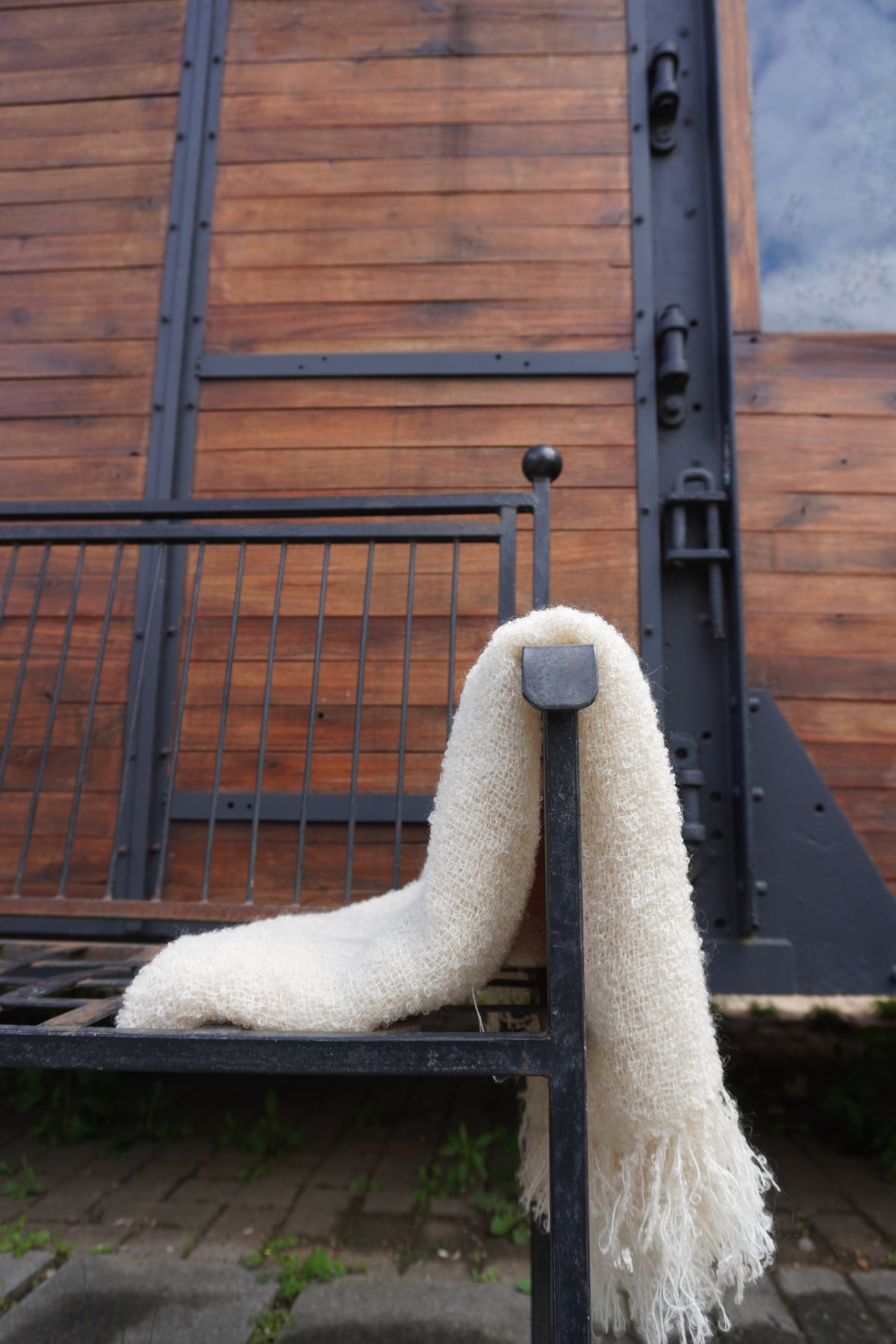 Protea Mohair Throw In Natural