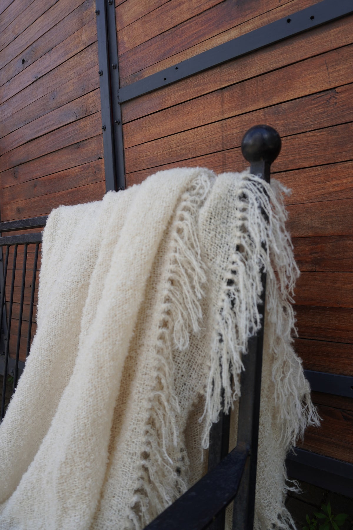 Protea Boucle Mohair Throw