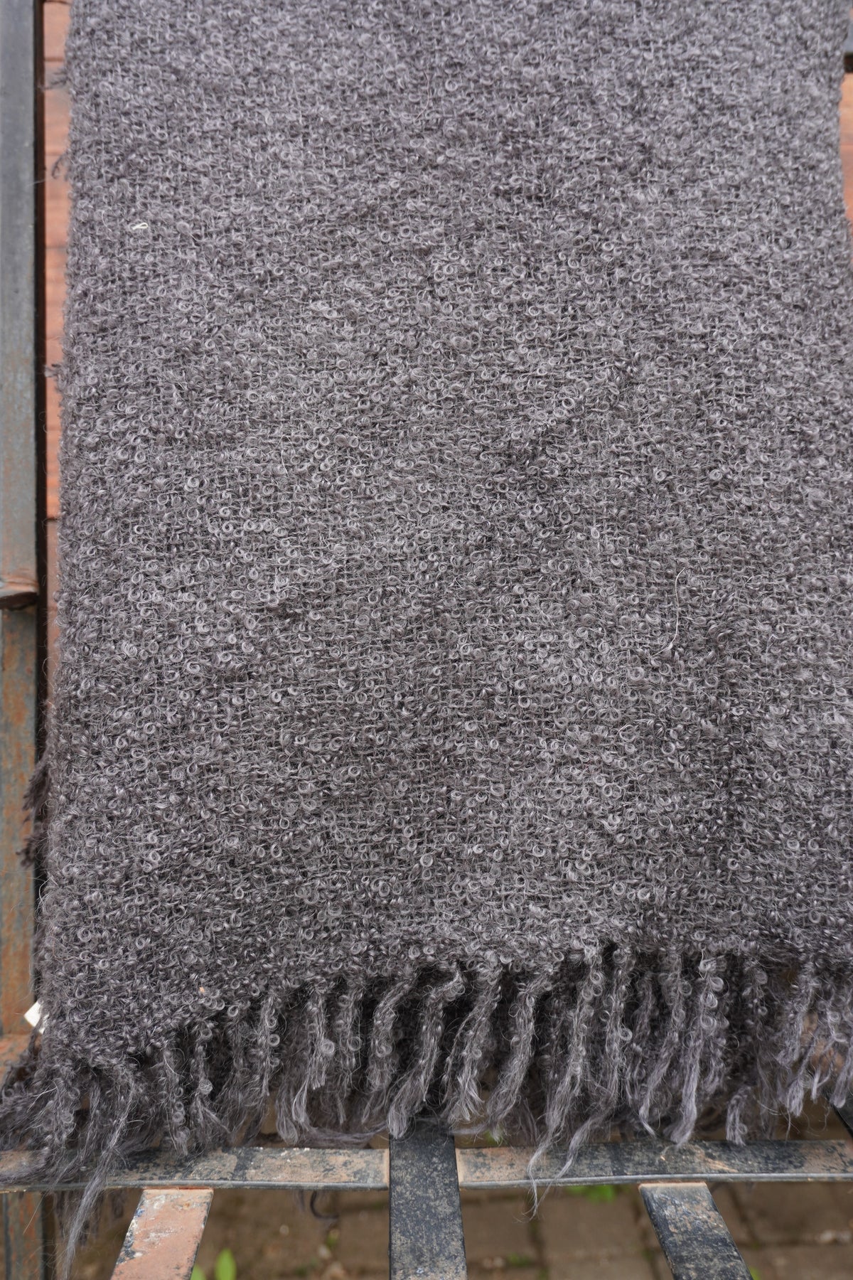 Protea Boucle Mohair Throw