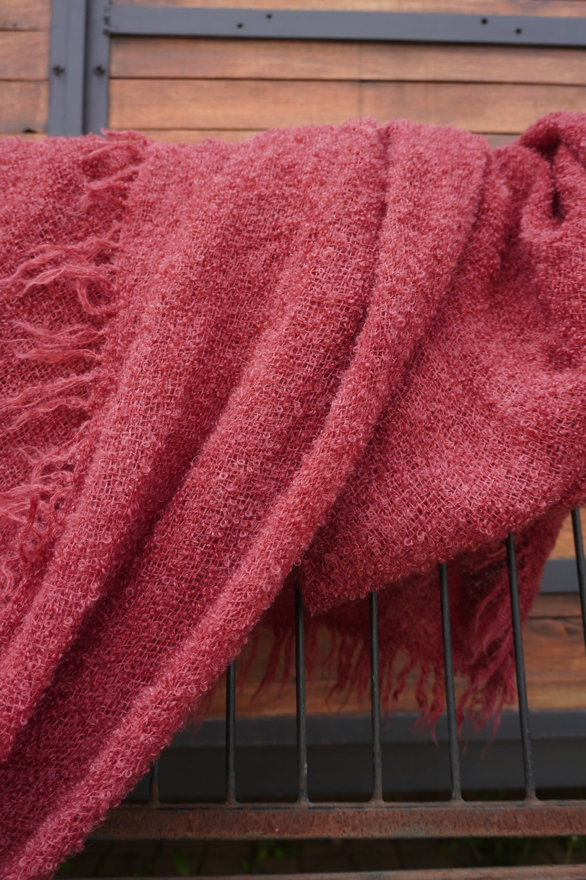 Protea Boucle Mohair Throw