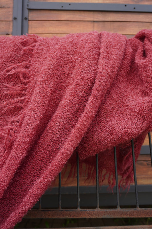 Protea Boucle Mohair Throw