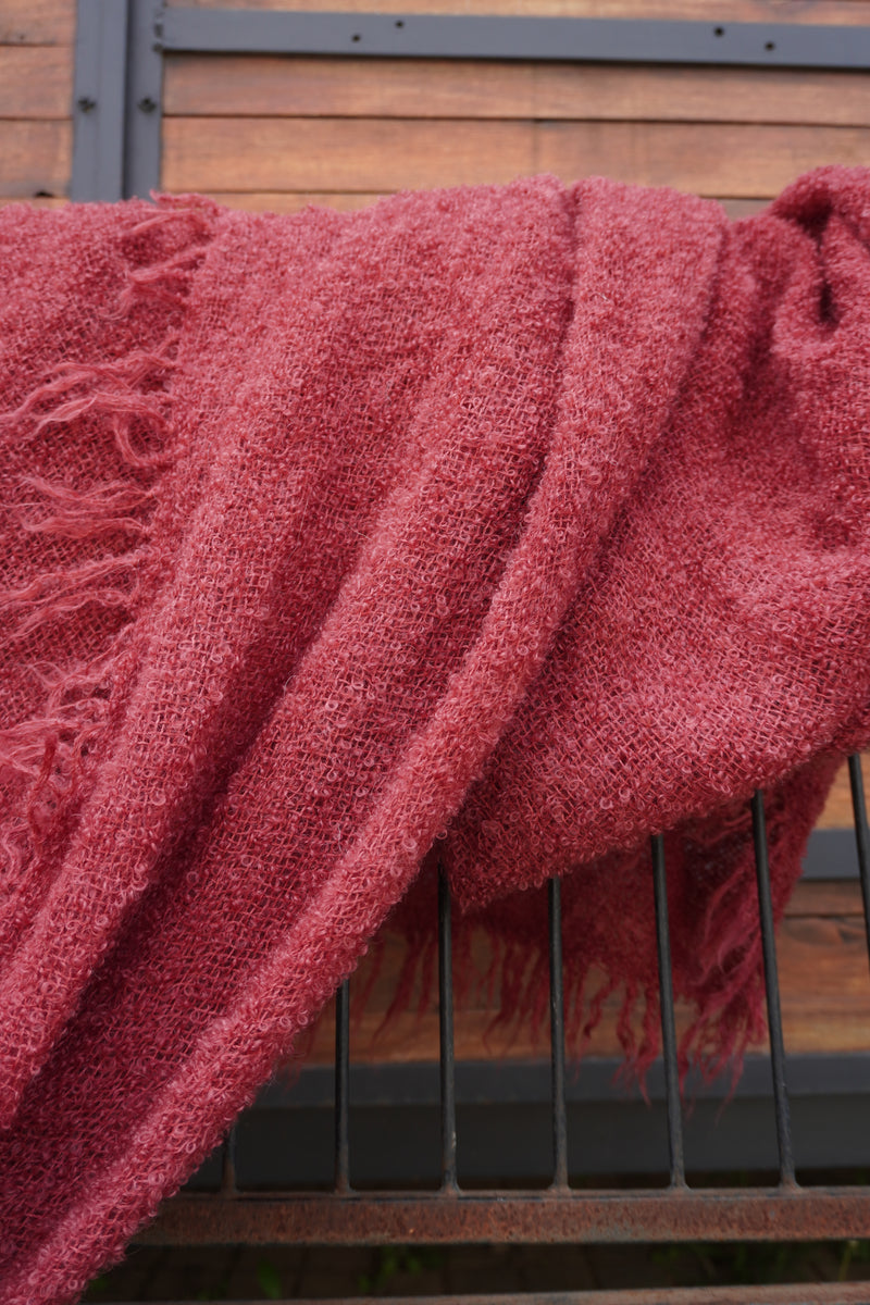 Protea Boucle Mohair Throw