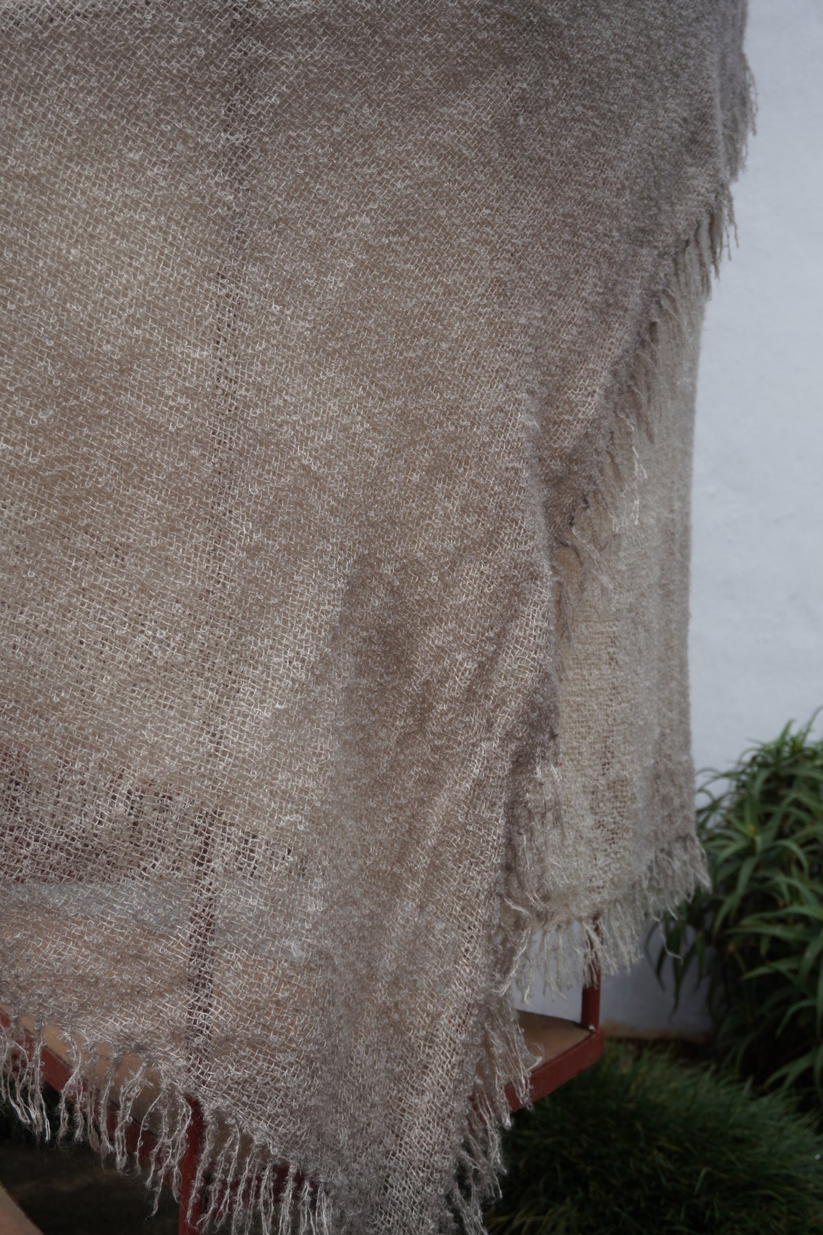 Protea Boucle Mohair Throw