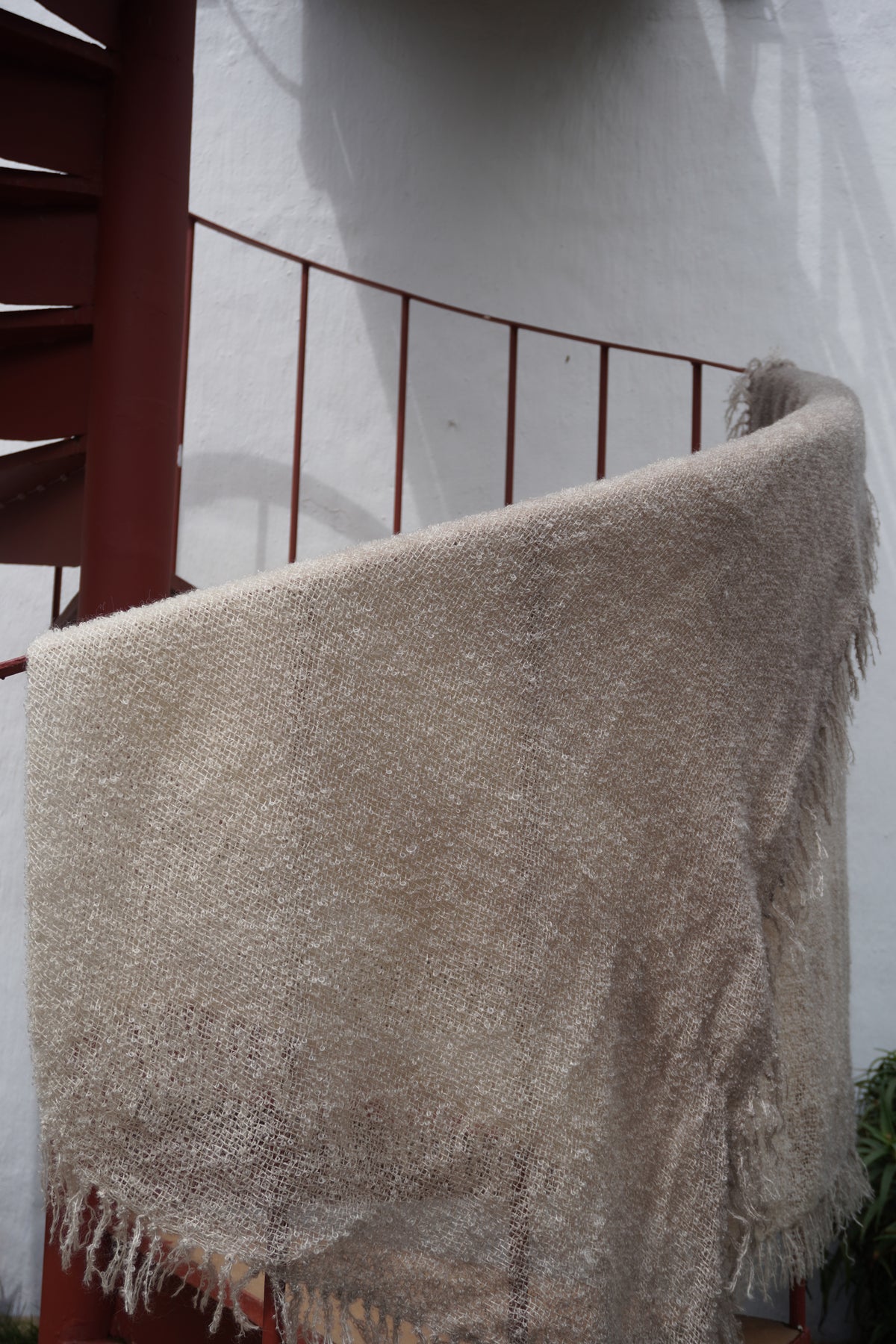 Protea Boucle Mohair Throw