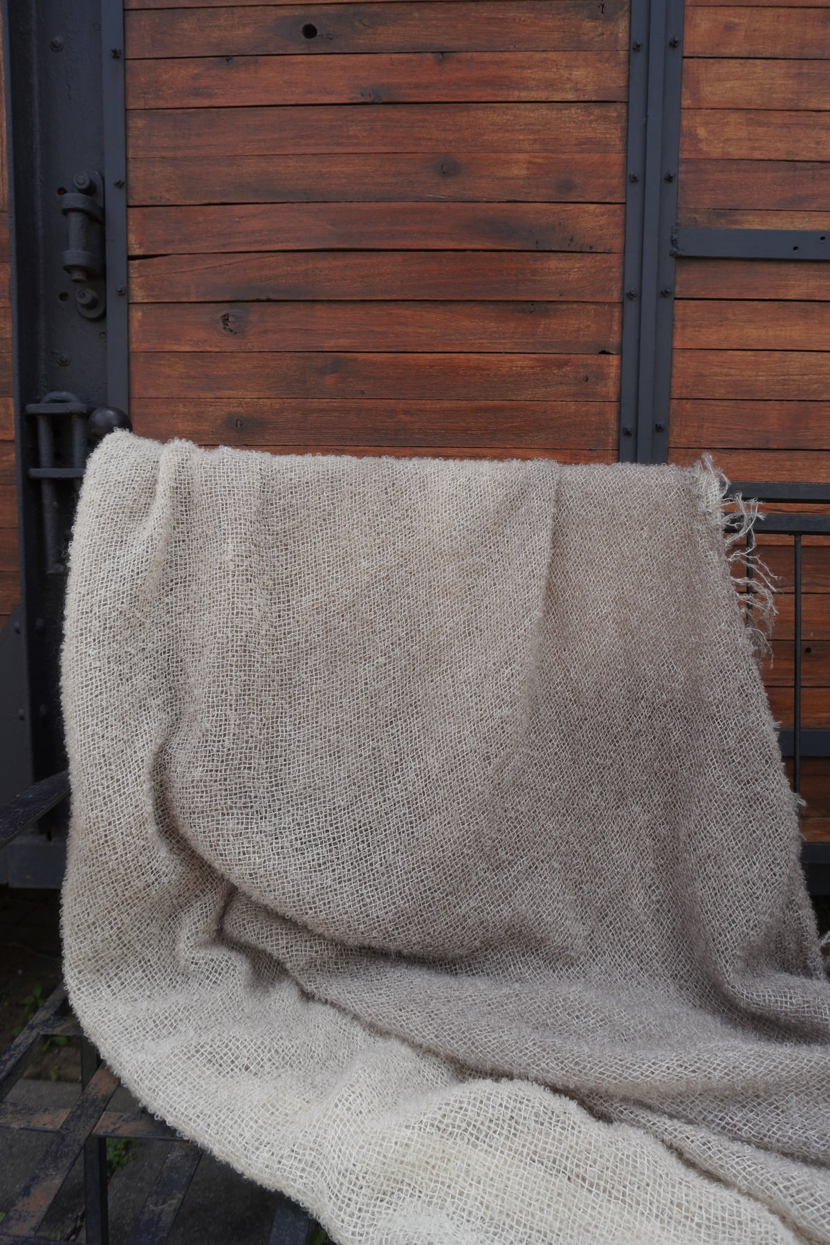 Protea Boucle Mohair Throw