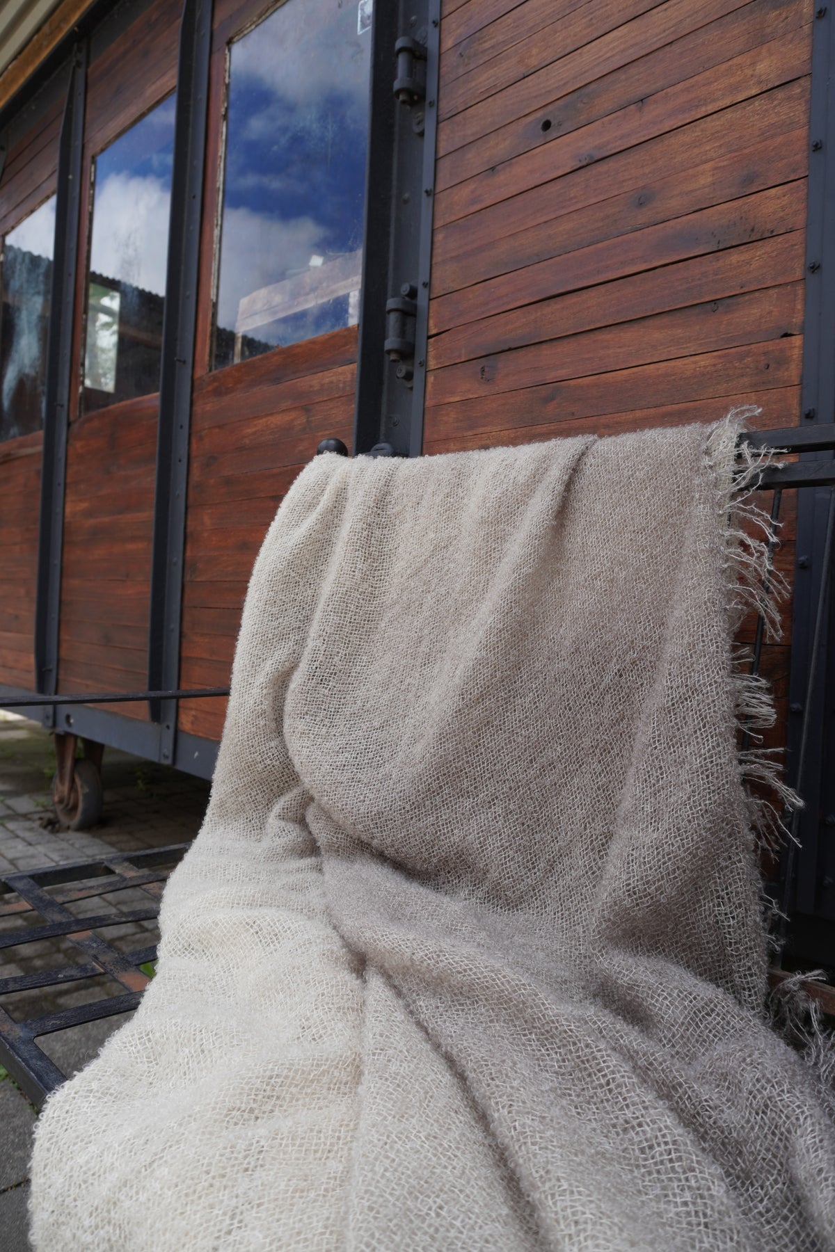 Protea Boucle Mohair Throw