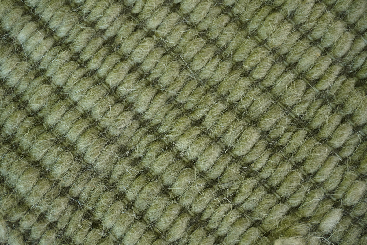 Makalani Karakul Wool Rug — Green