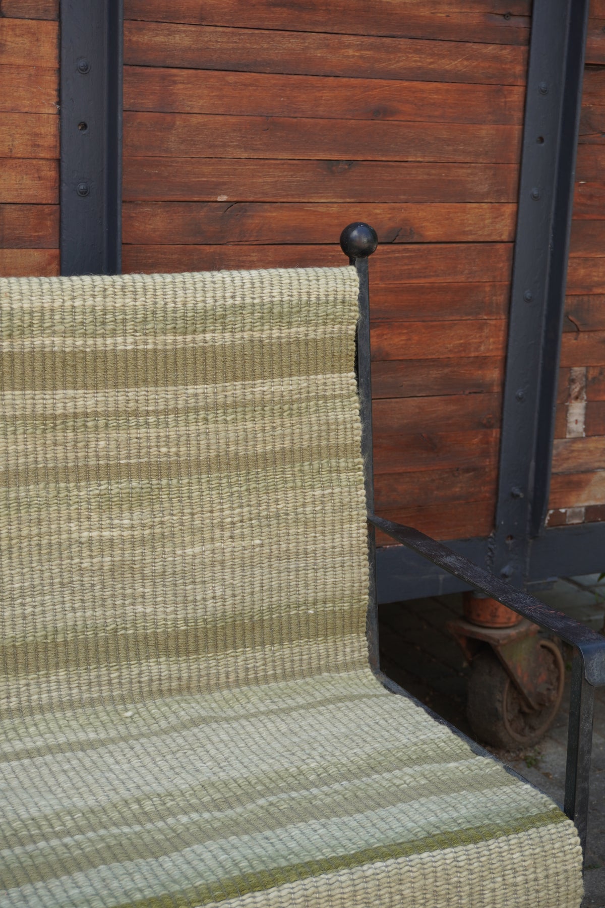 Makalani Karakul Wool Rug — Green