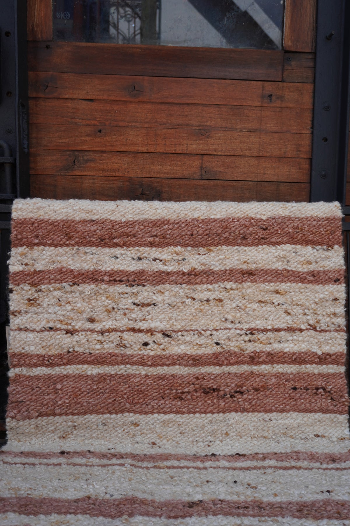 Makalani Karakul Wool Rug — Navy Blue